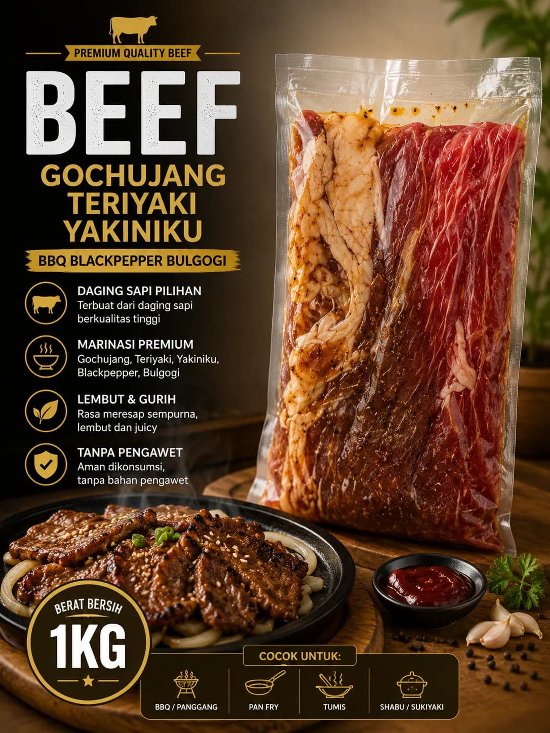 Beef Slice Marinasi Shortplate